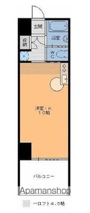 グラスパティオ[1R/33.3m2]の間取図