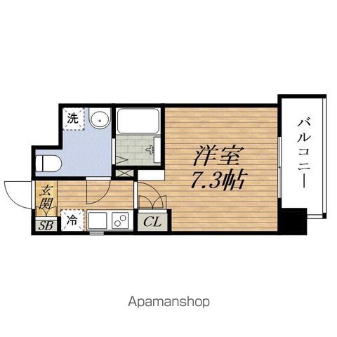 アスリート江坂II番館の間取り写真