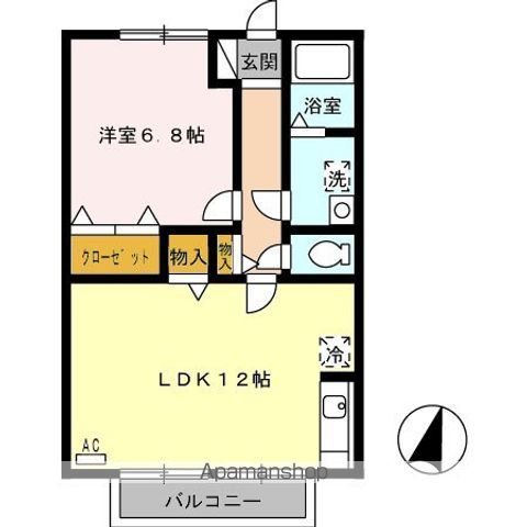 メロディハイムの間取り写真