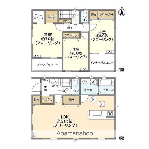 ＫＯＬＥＴ四街道０２の間取り