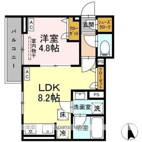 セレスティア前野町の間取り写真