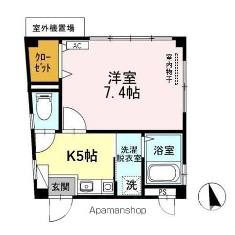 住営社駅東マンションの間取り写真