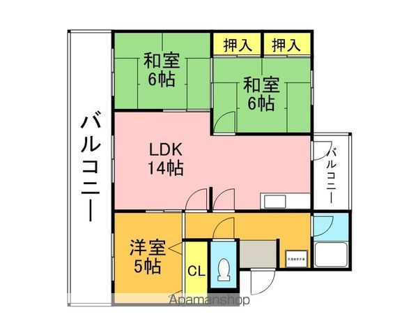 大町団地23の間取り写真
