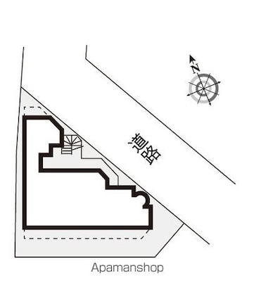 レオパレス蒲田[1K/13.91m2]の配置図
