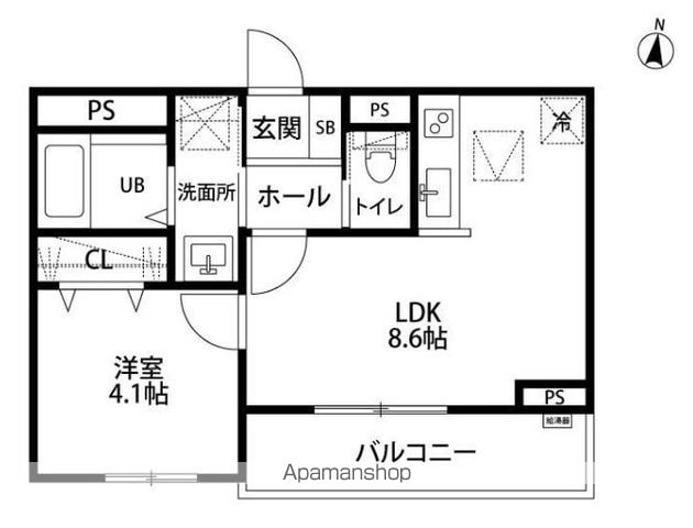 リーブルファイン中央区本町西の間取り写真