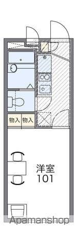 レオパレス中徳島 あまのの間取り写真