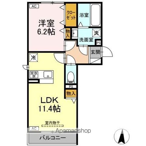 DーHILLS中田町の間取り写真