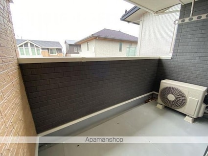 ミューズ林　Ａ[2LDK/66.02m2]のバルコニー