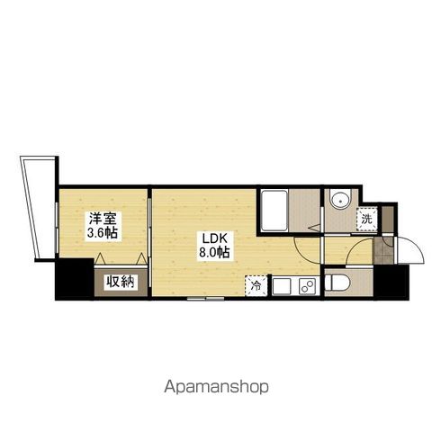 S−RESIDENCE広島駅EASTの間取り写真