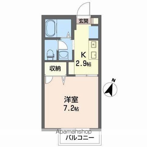 シャーメゾン比島 B棟の間取り写真