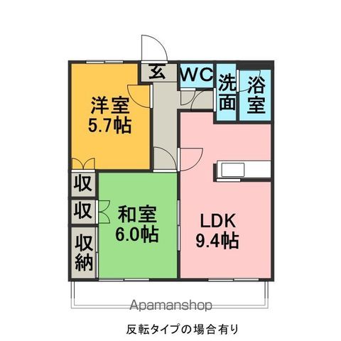 ファーストフォークの間取り写真