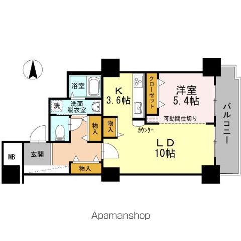 【品川シーサイドビュータワー　Ⅱの間取り】