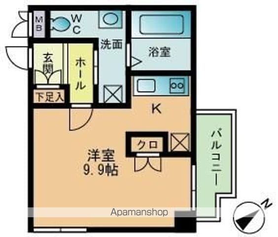 ベルメゾン姪浜の間取り写真