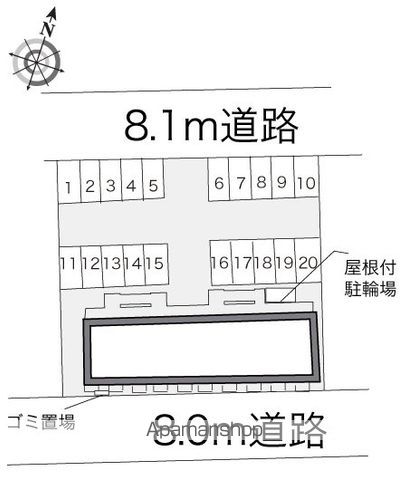 レオパレスＩＮ六条 207 ｜ 岐阜県岐阜市六条南１丁目18-14（賃貸アパート1K・2階・20.37㎡） その19