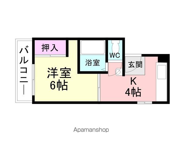 武庫之荘ヴィラの間取り写真