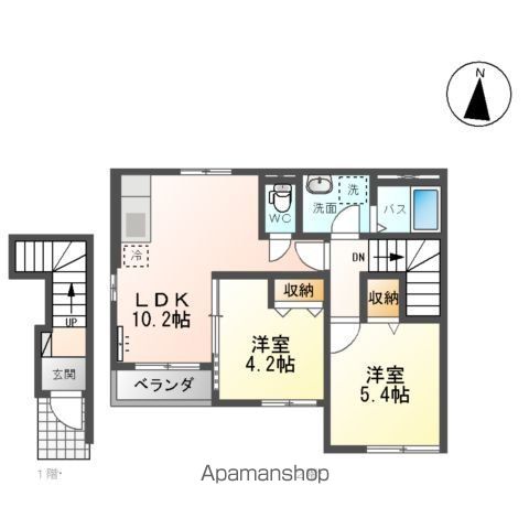 メゾン　ド　露伴の間取り