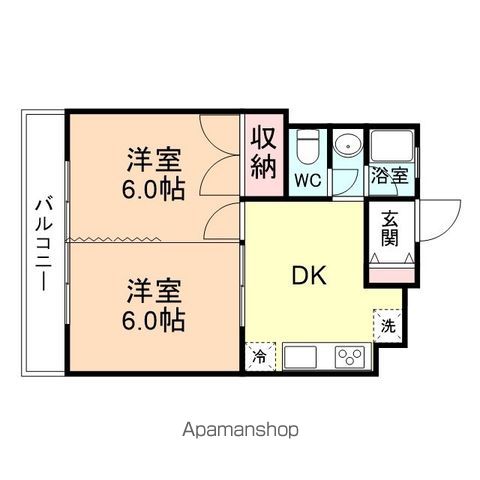 クリオ白銀の間取り写真