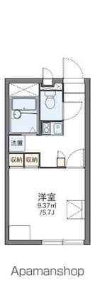 レオパレス信州ｉｎ５[1K/20.28m2]の間取図