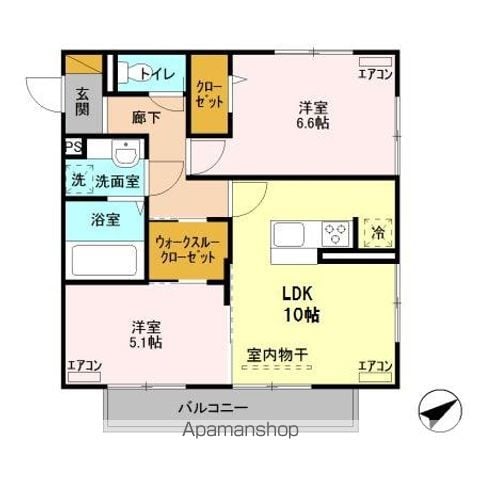 ディアマンテの間取り写真