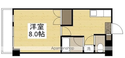 パラツィーナ光南[1DK/29.85m2]の間取図