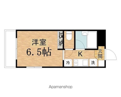 メゾンド・ドゥミュー[1R/22m2]の間取図