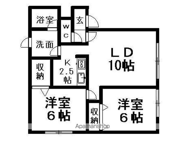 マルシェIIの間取り写真