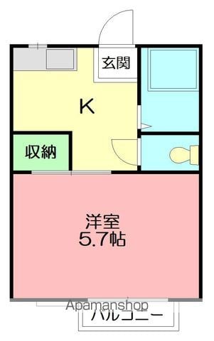 コスモハイツすぎなの間取り写真