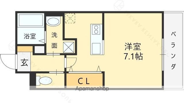 エアルレジデンスの間取り写真