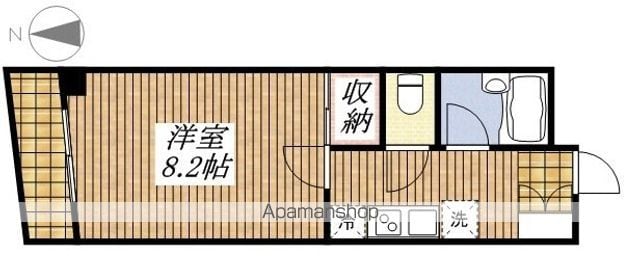 ＩＫコンフォート[1K/25.38m2]の間取図