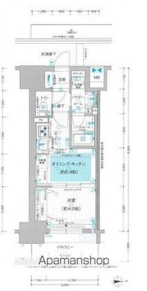 プレサンス　ロジェ　名古屋駅前[1DK/30.48m2]の間取図