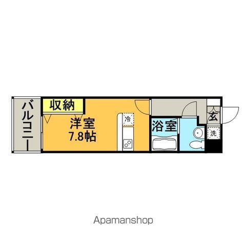 NO.66 ギャランティー21博多の間取り写真
