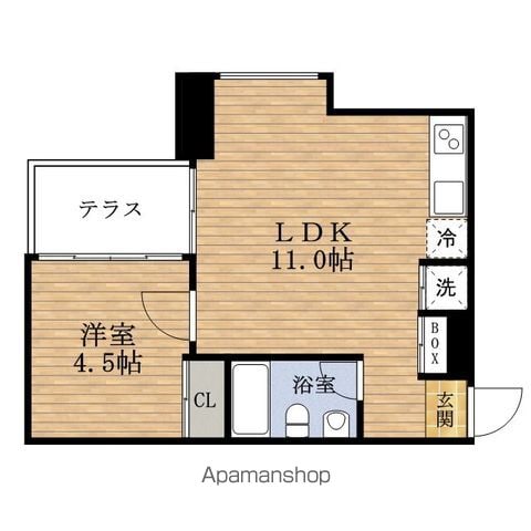 URBANFLATS湊町の間取り写真