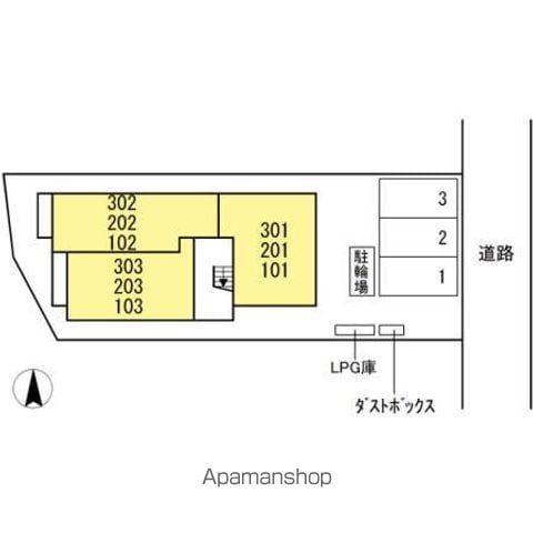 ＲＩＱＵＥＺＡ竜田町（リクイーザタツタマチ） 103 ｜ 岐阜県岐阜市竜田町８丁目13（賃貸アパート1LDK・1階・38.64㎡） その22