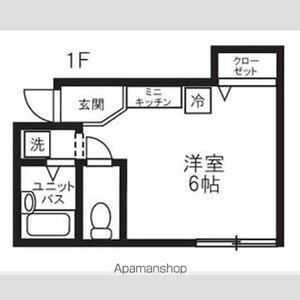 スタジオ成増[1R/18m2]の間取図