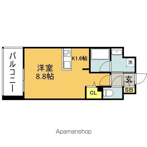 エンクレスト博多駅南ＳＨＡＲＥの間取り