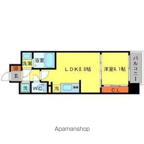 SERENITE本町エコートの間取り写真