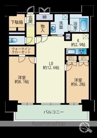 RJRプレシア天神サウスの間取り写真