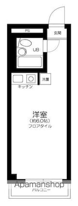 東京都杉並区荻窪５丁目[1R/15.41m2]の間取図