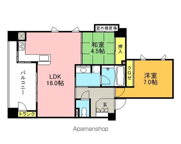 サンリヤン藤崎駅前の間取り写真