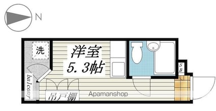 メゾン・ド・ロアイヤル[1R/13.78m2]の間取図