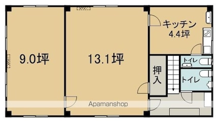 オフィスセビヤ[事務所/87.45m2]の間取図