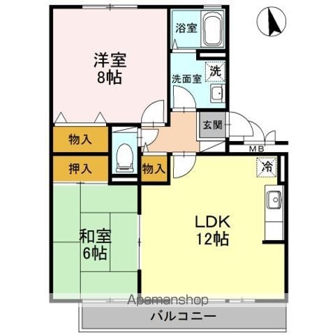 セジュール壹番館の間取り写真
