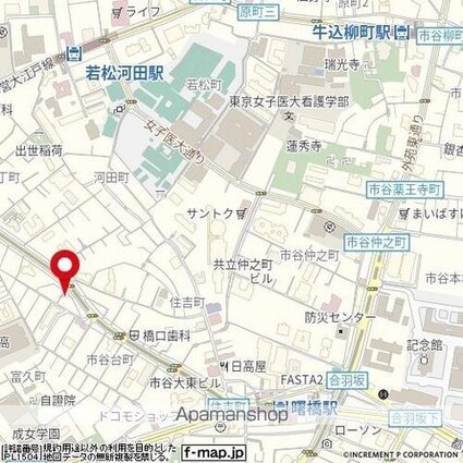 ゼクシア市谷台[1R/31.22m2]の周辺4