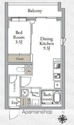 LIVECASA千鳥町の間取り写真