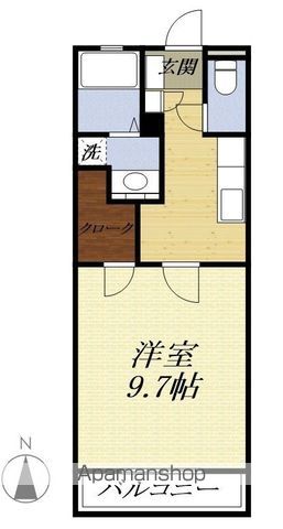 東海道本線 愛野駅 徒歩2分 5階建 築20年の間取り写真