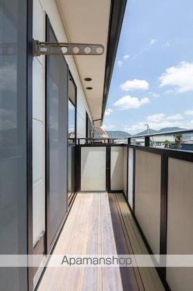 香川県高松市鬼無町是竹[2DK/44.72m2]のバルコニー