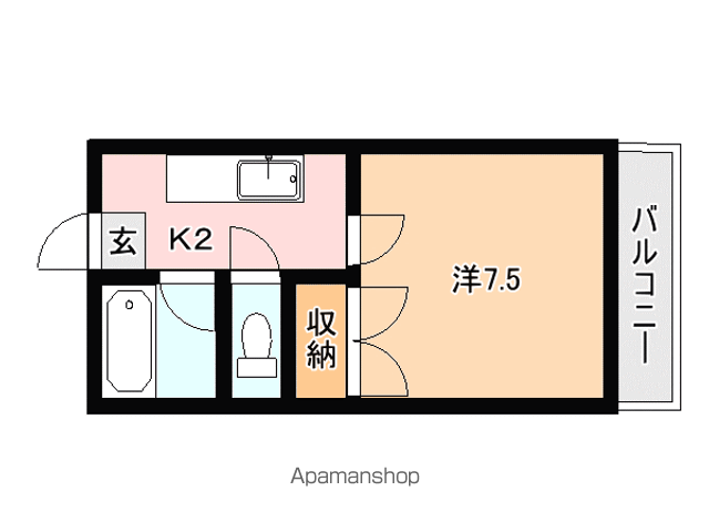 K1ビルの間取り写真