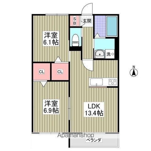 グラントレ宮城の間取り写真