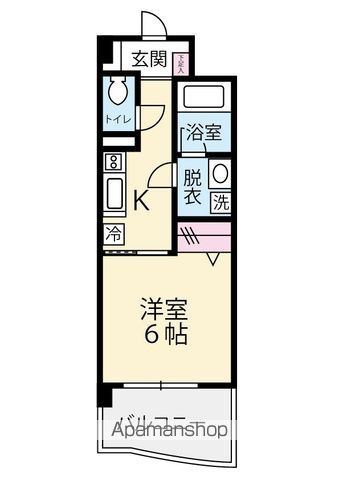 クレストコート松江駅南の間取り写真
