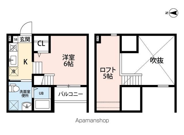 シャンフェルト原の間取り写真
